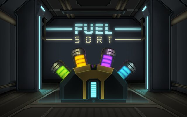 Fuel Sort title screen